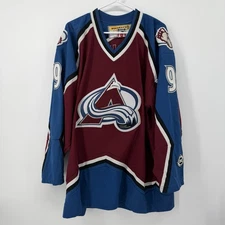 Vintage Koho NHL Colorado Avalanche Hockey Jersey Paul Kariya #9 Size XL 2002