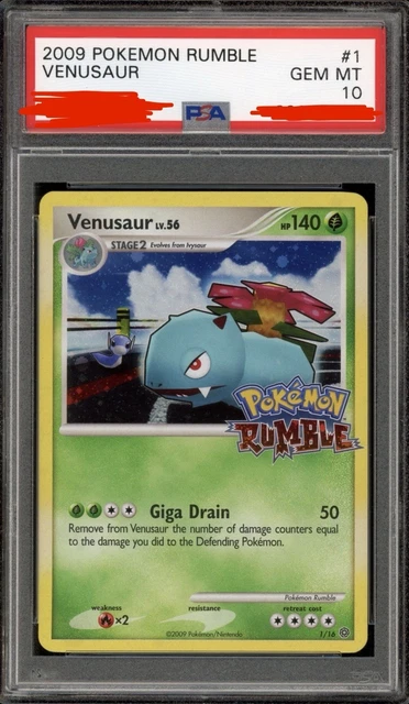 Pokemon Venusaur Rumble #1 PSA 10 Gem Mint