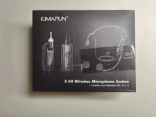 KIMAFUN Wireless Lavalier Microphone System G70-3 2TX 1 RX Wireless 2.4GHz