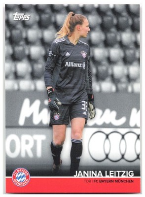 Janina Leitzig 2021-22 Topps FC Bayern München Team Set BCW-JL FC Bayern Munchen