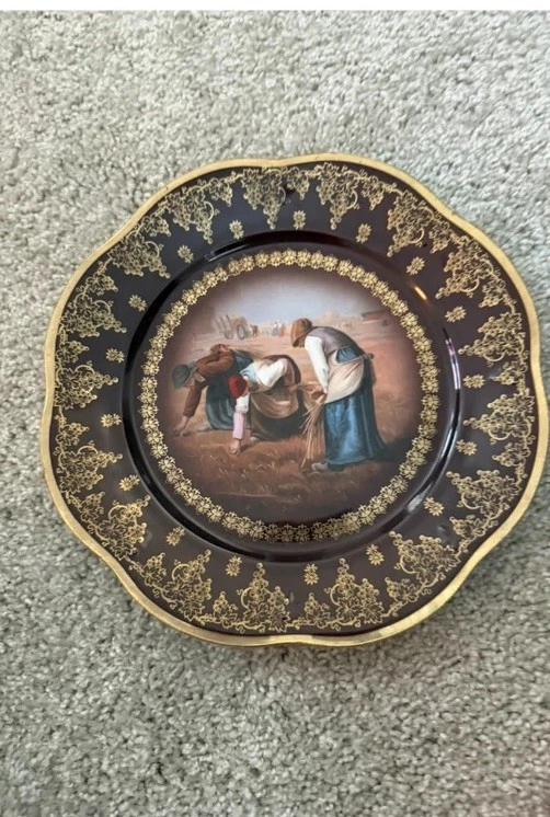 Royal Vienna Plate In Antique Ceramic & Porcelain Plates