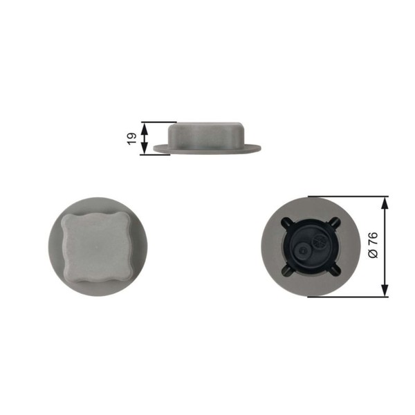 Gates VERSCHLUSS-DECKEL KÜHlmittelbehÄLter Passend FüR Volvo 440 460 480 740 760-image