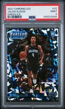 2021 PANINI CHRONICLES GREEN ICE #92 JALEN SUGGS ROOKIE RC PSA 9