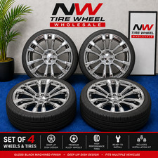 4 24 Inch Denali Rep Wheels Tires Gmc Yukon Escalade Tahoe 6x139.7 Chevy