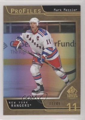 2020 SP Signature Edition Legends Profiles Gold 11/49 Mark Messier #P-6 HOF 7ie