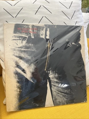 1971 The Rolling Stones Sticky Fingers Vinyl Record Vintage - 1971 Record