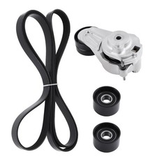 KEILRIPPENRIEMEN +RIEMENSPANNER For Mercedes-Benz CLK C209 Cabriolet A209