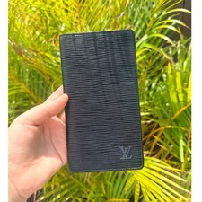 Louis Vuitton Epi Leather Long Wallet in Blac...