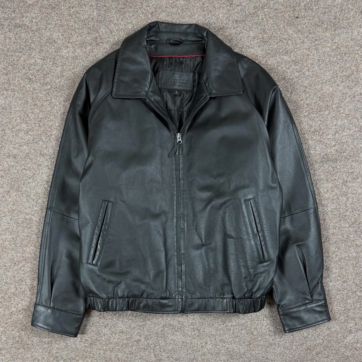 St. John's Bay Leather Outer Shell Coats, Jackets & Vests for Men