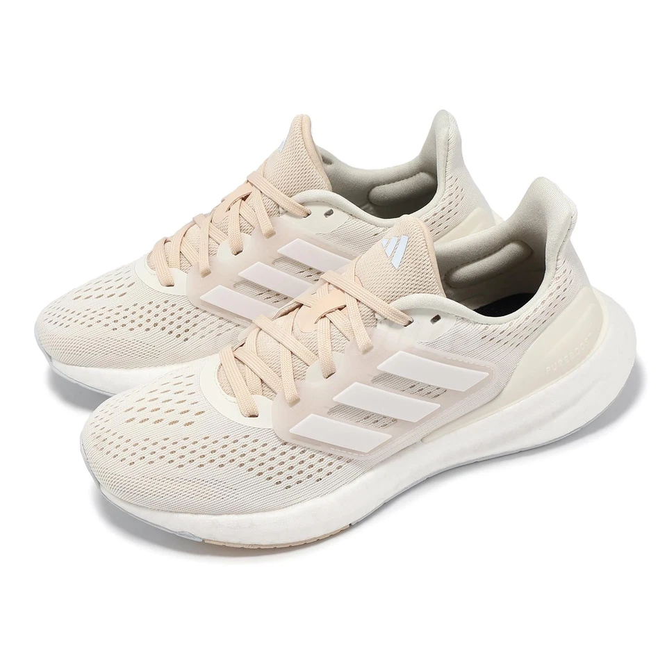 adidas Pureboost 23 W Ivory Zero Metallic Women Road Running Jogging Shoe IF1535 - Photo 1/4