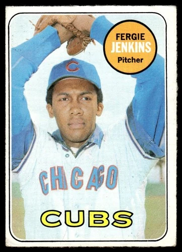 1969 Topps Fergie Jenkins Chicago Cubs #640