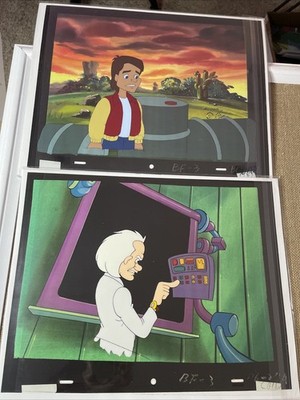 Back to the future Animation Cels cartoon production art Vintage 90 s Tv Show I5