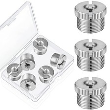 6 Pieces 5/8 Inch Male to 1/4 Inch Female Mic Screw Adapter for Tripod Microphon