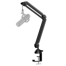 Microphone Boom Arm, Mic Stand Desk with Cable Management Microphone Arm Stan...