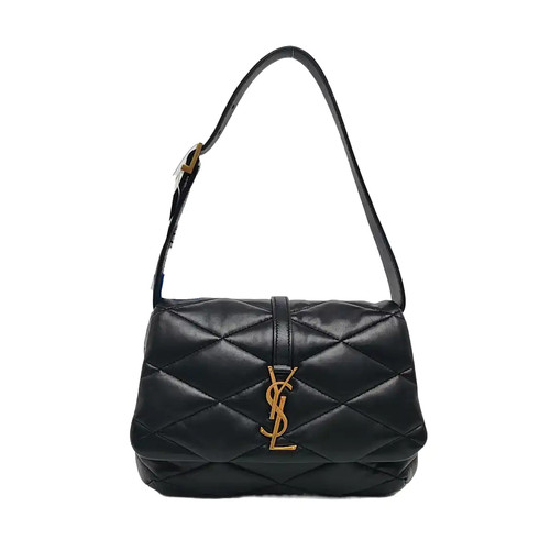 Yves Saint Laurent LE 57 Handbags Suede Black Free Shipping | Duties Paid