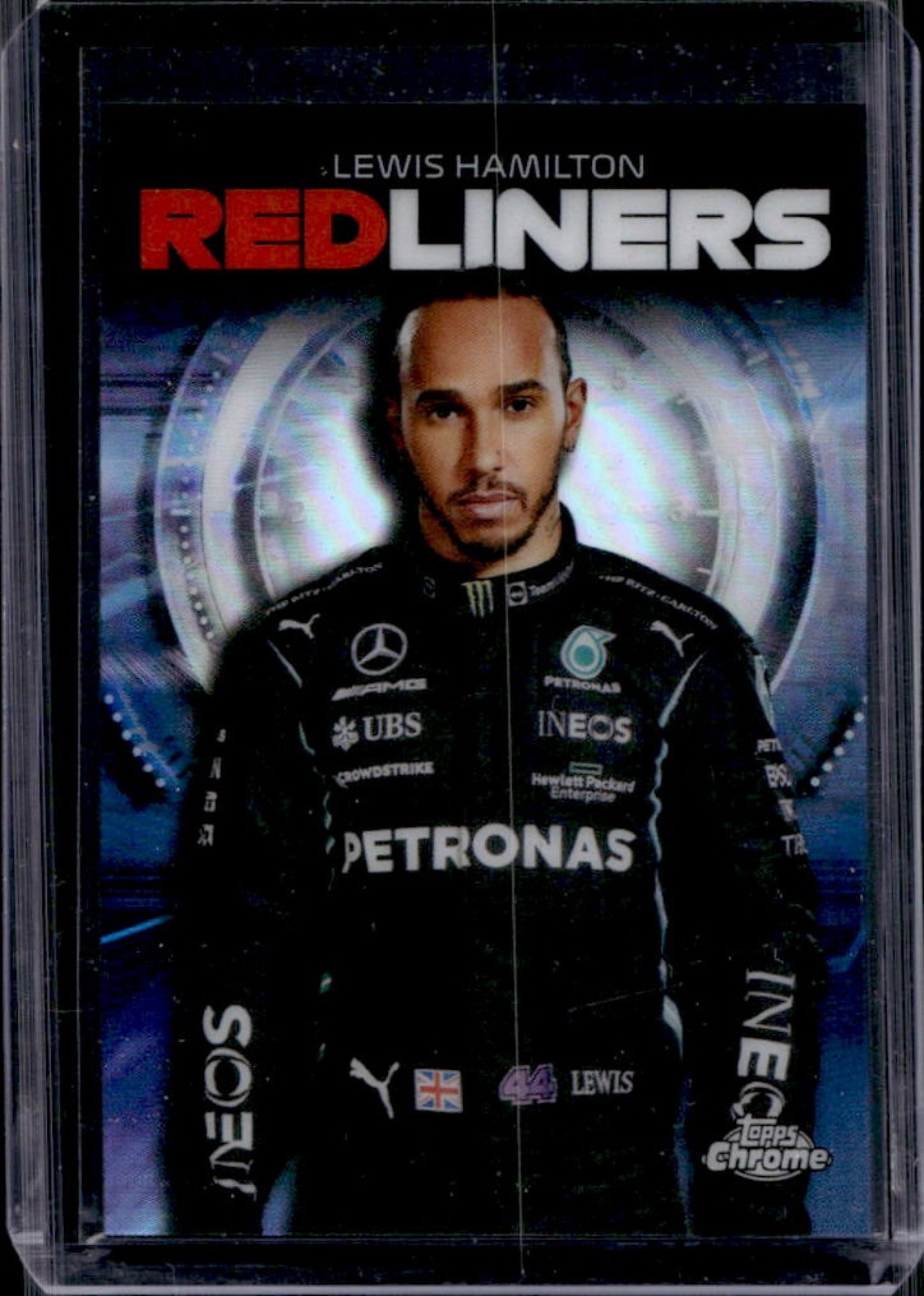 2021 Topps Chrome F1 Lewis Hamilton Redliners #RL-1