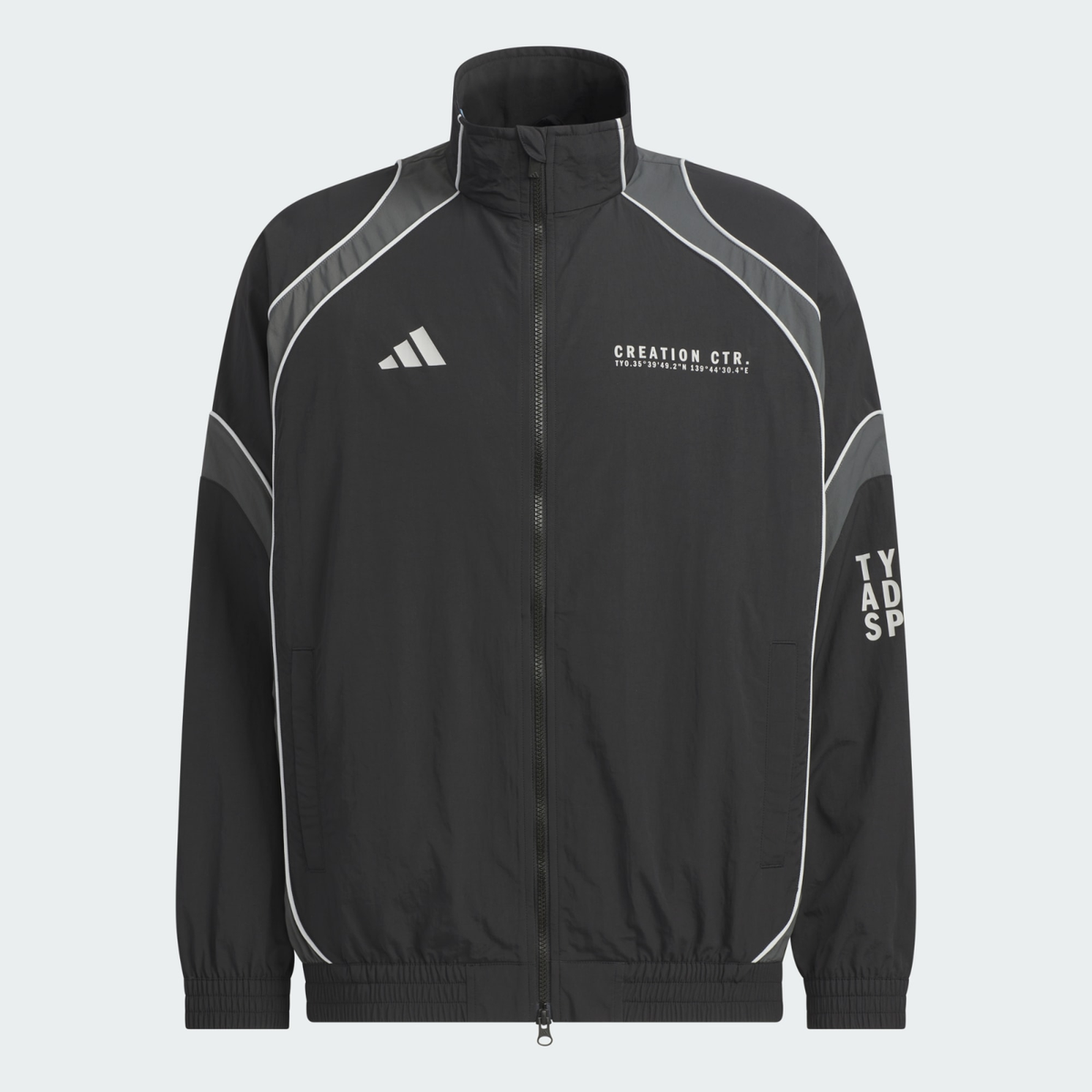 adidas BL Woven Jacket Black Gray Six KF1333 Japan size | eBay
