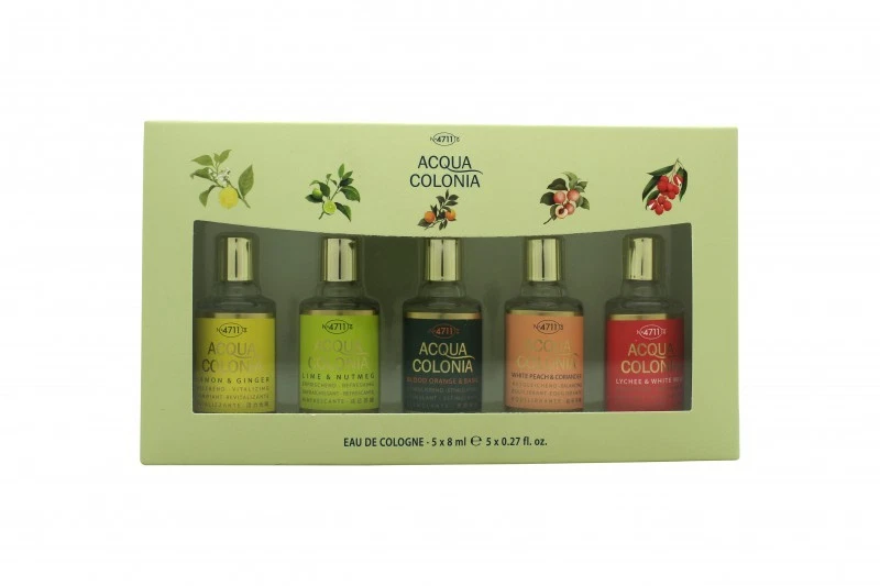 Mäurer & Wirtz 4711 Acqua Colonia Gift Set 8ml Lime & Nutmeg EDC + 8ml Lemon &