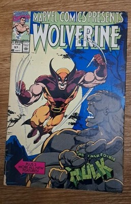 Vintage Wolverine & The Incredible Hulk Vol. 1 No. 57  1990 Marvel Comics