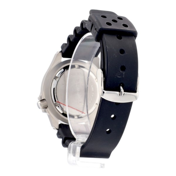 Beuchat Professional Buzo 500M Reloj para Hombre Esfera Negra Acero Cuarzo Fecha Caucho 5