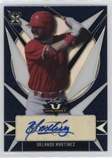 2021 Leaf Valiant Navy Blue 60/75 Orlando Martinez #BA-OM2 Auto g0d