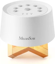 Magicteam White Noise Machine 10 Colors Lights and 25 Soothing Sounds Sleep with