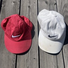 Nike Hat Lot Red And White Size S Men/Adult Youth and Size M Men