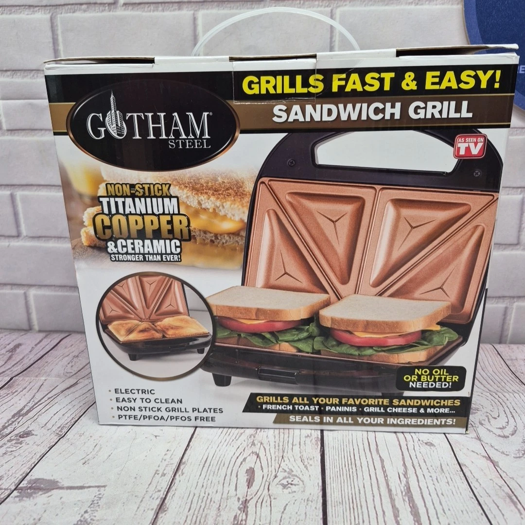 Nonstick Panini Press Sandwich Maker 2In1 Breakfast Sandwich Maker Grill