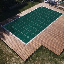Inground Pool Safety Cover Winter Pool Cover 20 x 42 ft with Anchor Tools