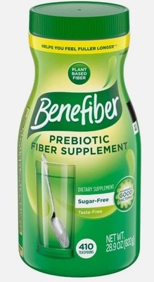 Benefiber Fiber Prebiotic Supplement Powder 410 Teaspoons 28.9 oz  3/2028