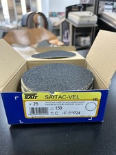 SAIT HOOK & LOOP DISCS- TYPE C- - 150MM-24 GRITT- (PK 25)