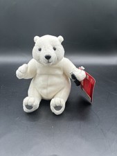 Rare NWT Vintage 97 Coca-Cola Polar Bear Coke 6 Beanie Plush Stuffed Animal