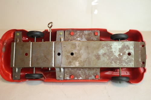Irwin 1948 Chrysler Windup Fire Chief Car with Original Box, Read - Picture 10 of 12