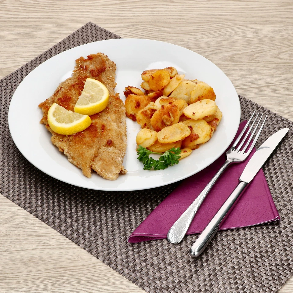 6x Tommy Speiseteller Ø26,7cm weiß Porzellan 6 Personen große Platte Ess-Teller - Bild 3 von 4