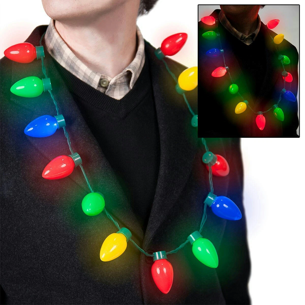 LED Light Up Christmas Bulb Handmade Necklace For Kids And Adults XMas  Party Decorations HH9 2414 From Seals168, $2.74 | DHgate.Com