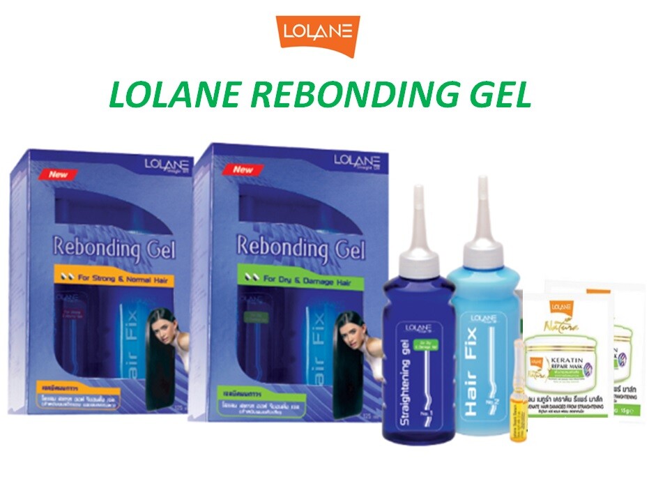 Lolane Rebonding Gel Hair Straight Straightening Straightener Kit 2