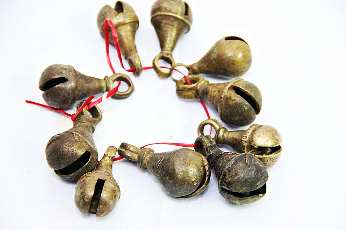10 Pcs Vintage Jingle Crotal bells /Sleigh Bells Heavy Duty
