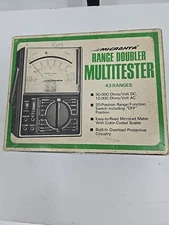 Micronta 22-204A Range Doubler Multitester Multi-Meter 43 Ranges W/ Box Vtg 1975