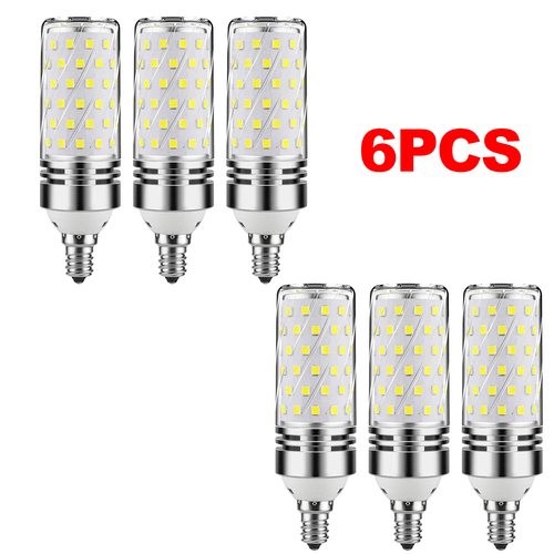 15*E12 White LED Corn Bulbs 6500K Candelabra Ceiling Fan Light Bulb Daylight 16W - Picture 14 of 17