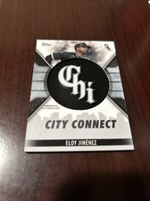 2023 Topps Series I Baseball Eloy Jimenez City Connect Cap Patch #CC-EJ