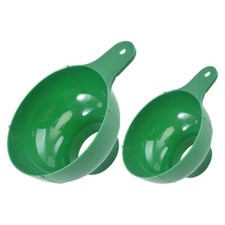 2 Pcs Wide Mouth Funnel Large Diameter Filling Kitchen Canning Funnels