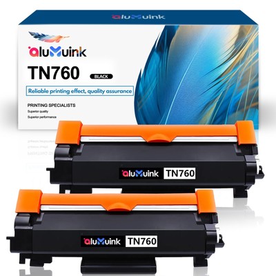 TN760 TN730 Toner Cartridge TN 760 Black Replacement For Brother With New Chip