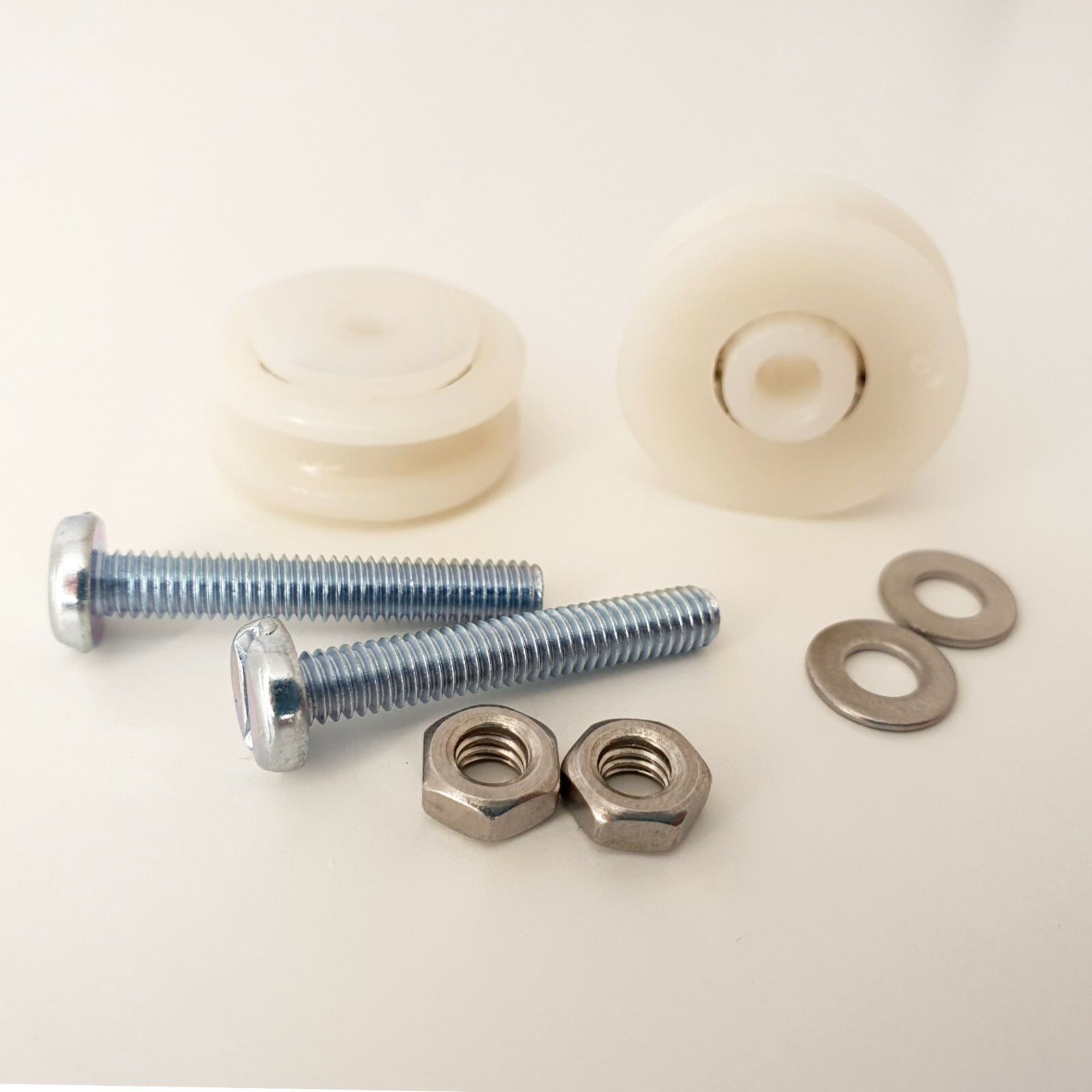 Greenhouse Door Wheels 22mm & 28mm With Nuts & Bolts Greenhouse Wheel