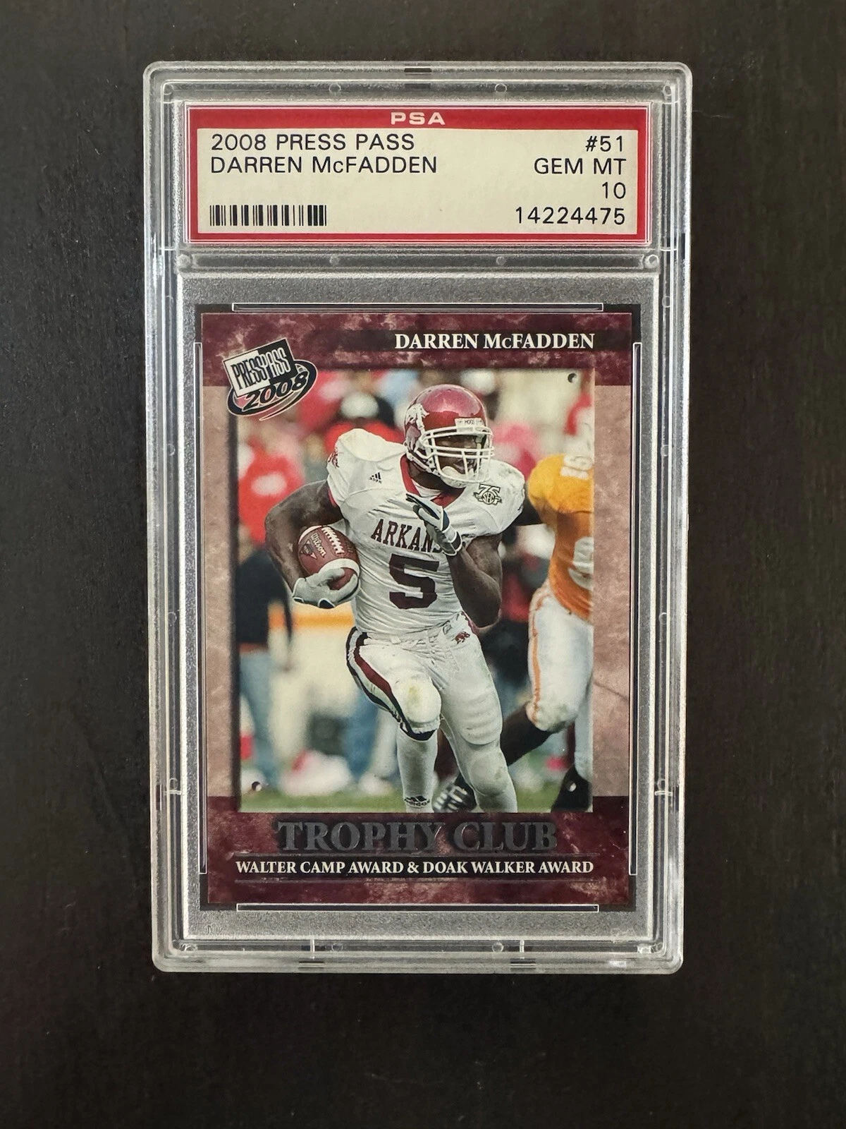 Darren McFadden Press Pass #51 Base