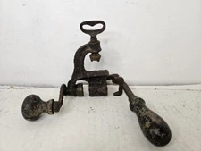 Vintage Early 1900s Cast Iron Firearm Bullet Shell Cartridge Reloading Press