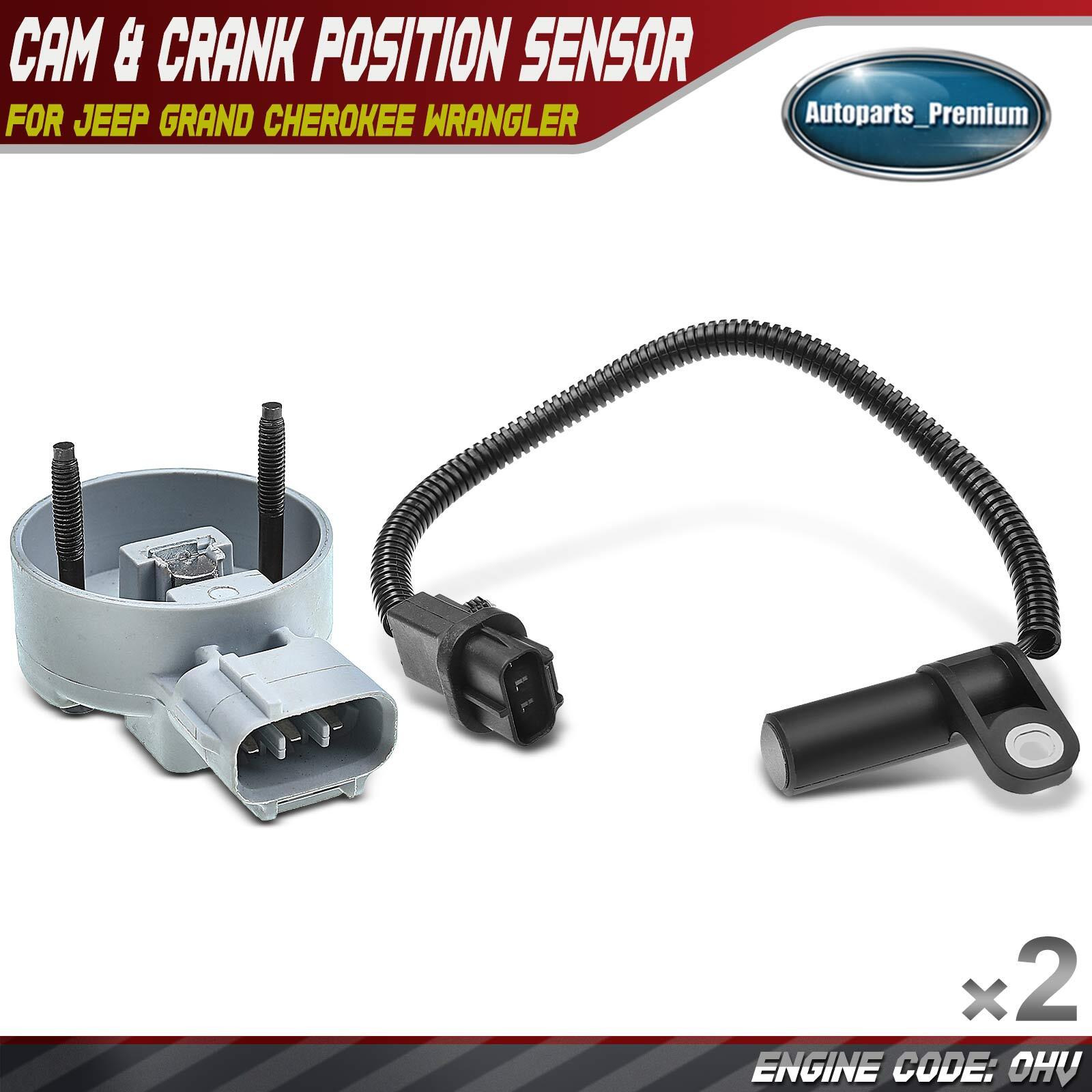 Dcmr Engine Crankshaft Position Sensor - Compatible With Jeep Grand Cherokee/Wrangler 4.0L L6 1995-1996 - View #3