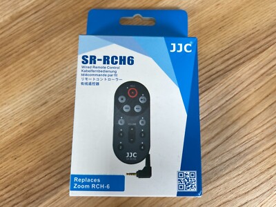 JJC SR-RCH6 1.5mm Meter Wired Recorder Remote for ZOOM H6 Handy Recorder