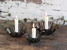Brass Chamberstick Gold Candleholder Small Metal Candlestick Dinner Candle Holde