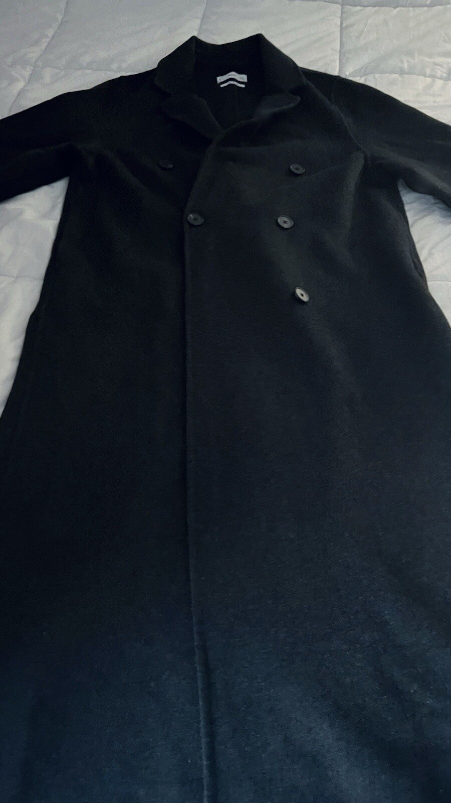 Mango Dark Gray Wool Double Breasted Collard Pock… - image 21