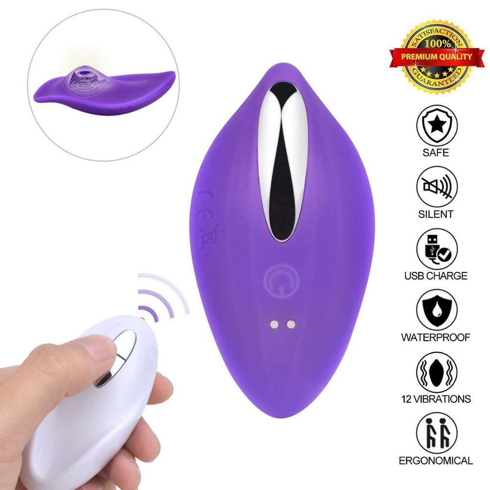 Panties Vibrator Clit Rub Massage Remote Control Wearable Underwear  Waterproof